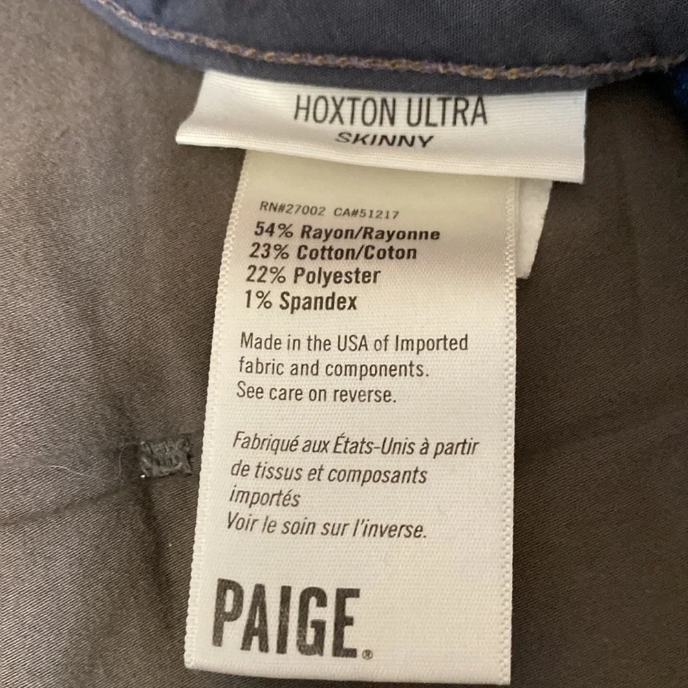 PAIGE- HOXTON ULTRA SKINNY: blue jeans - Picture 3 of 3